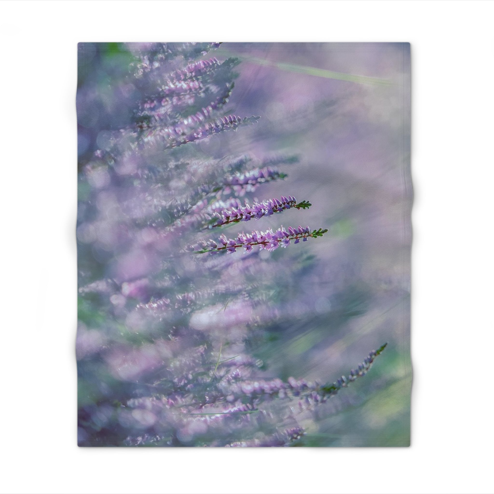 Lavender Dreams Throw Blanket, Cozy Fleece Blanket, Floral Home Decor, Soft Sofa Throw, Gift for Her, Relaxation Blanket - Rosetta Creative Boutique